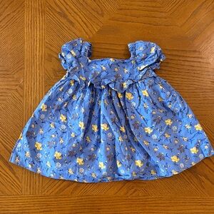 Janie and Jack Blue Floral Baby Dress